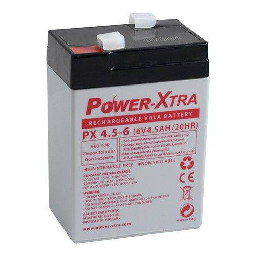 POWER-XTRA 6V 4.5 AH AKÜ